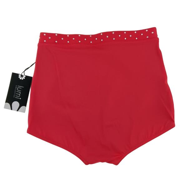 Audition Outfit Pro Cheer Dance NFL NBA Red Navy Custom Rhinestone - Picture 8 of 16